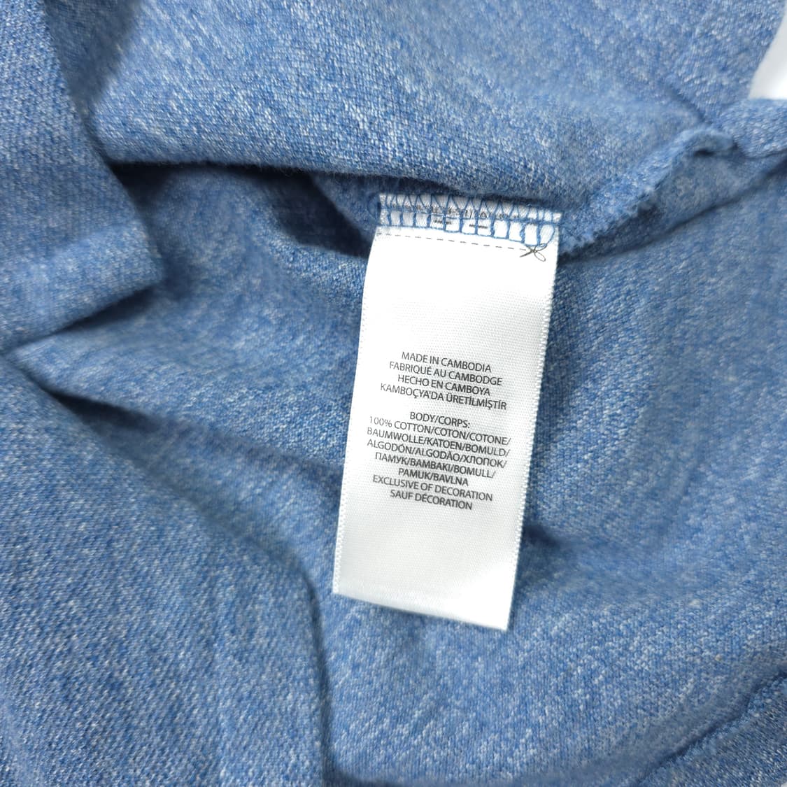 폴로 랄프로렌 클래식핏 코튼 반팔카라티 블루 (S) 상품이미지5