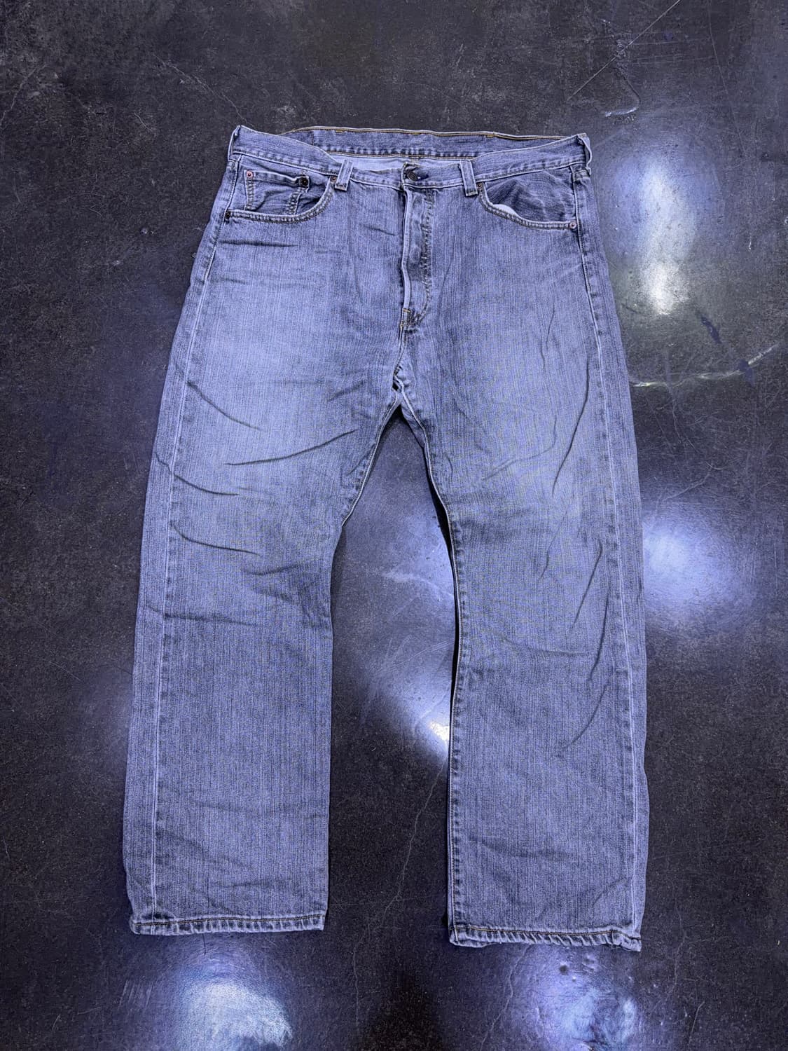 리바이스 501 00's 그레이 워싱 레귤러핏 데님팬츠 38 상품이미지1