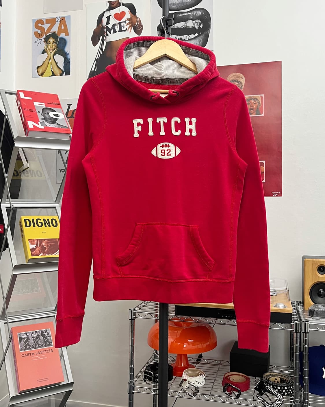 아베크롬비 FITCH 로고 후드티 상품이미지5