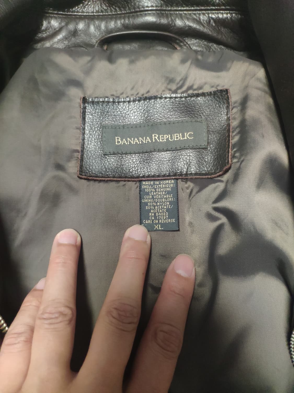 90s Banana republic 가죽자켓 (거의새거) 상품이미지8