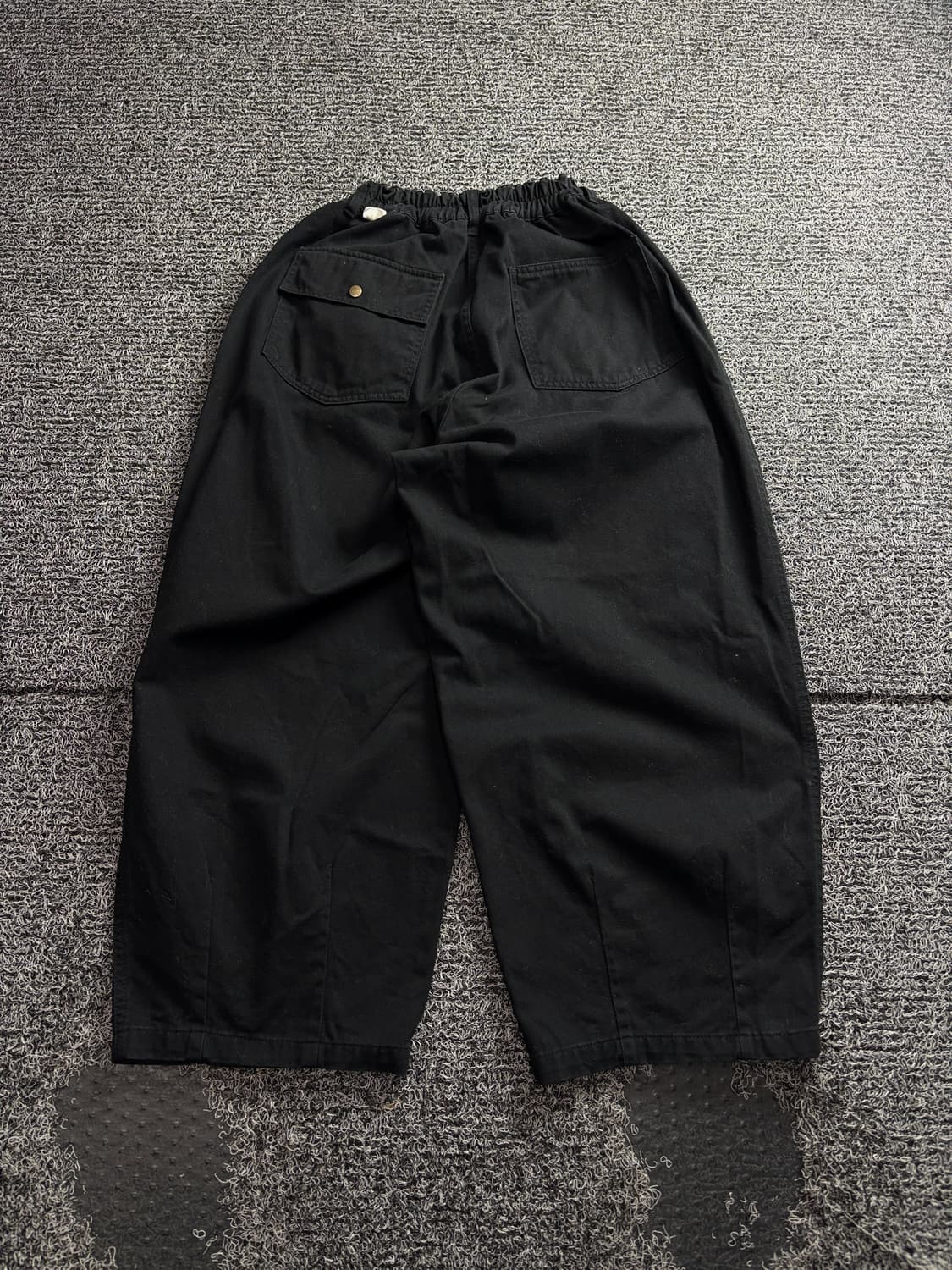 유니폼브릿지 와이드 벌룬 팬츠 블랙 3761 상품이미지4