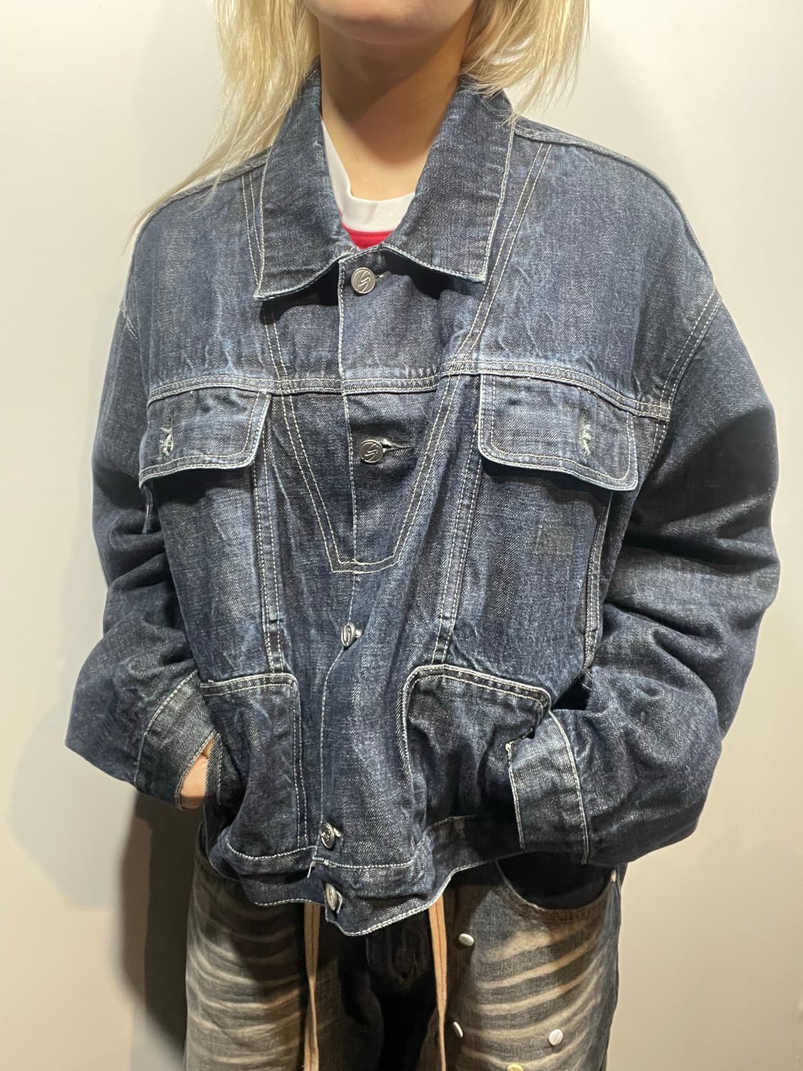 SYPHER Y2K 데님 자켓 상품이미지1