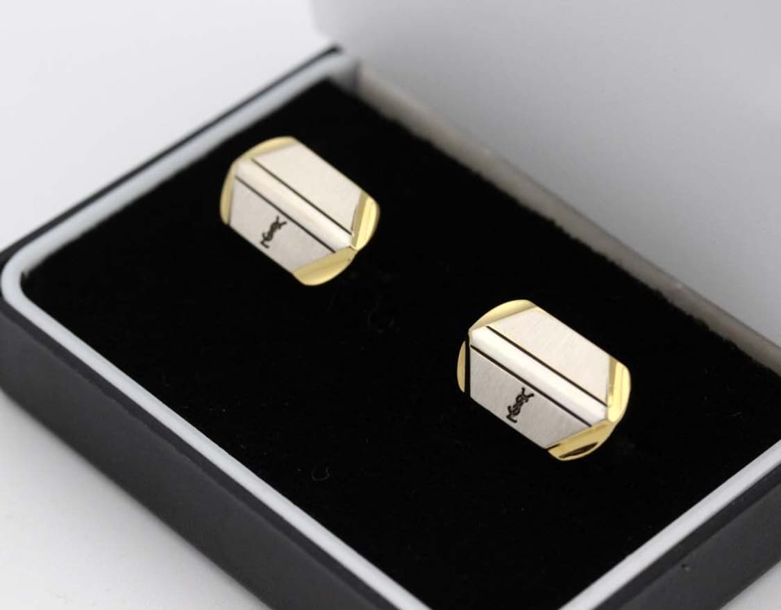 입생로랑 A-등급 남자 명품 커프스 빈티지 상품이미지1