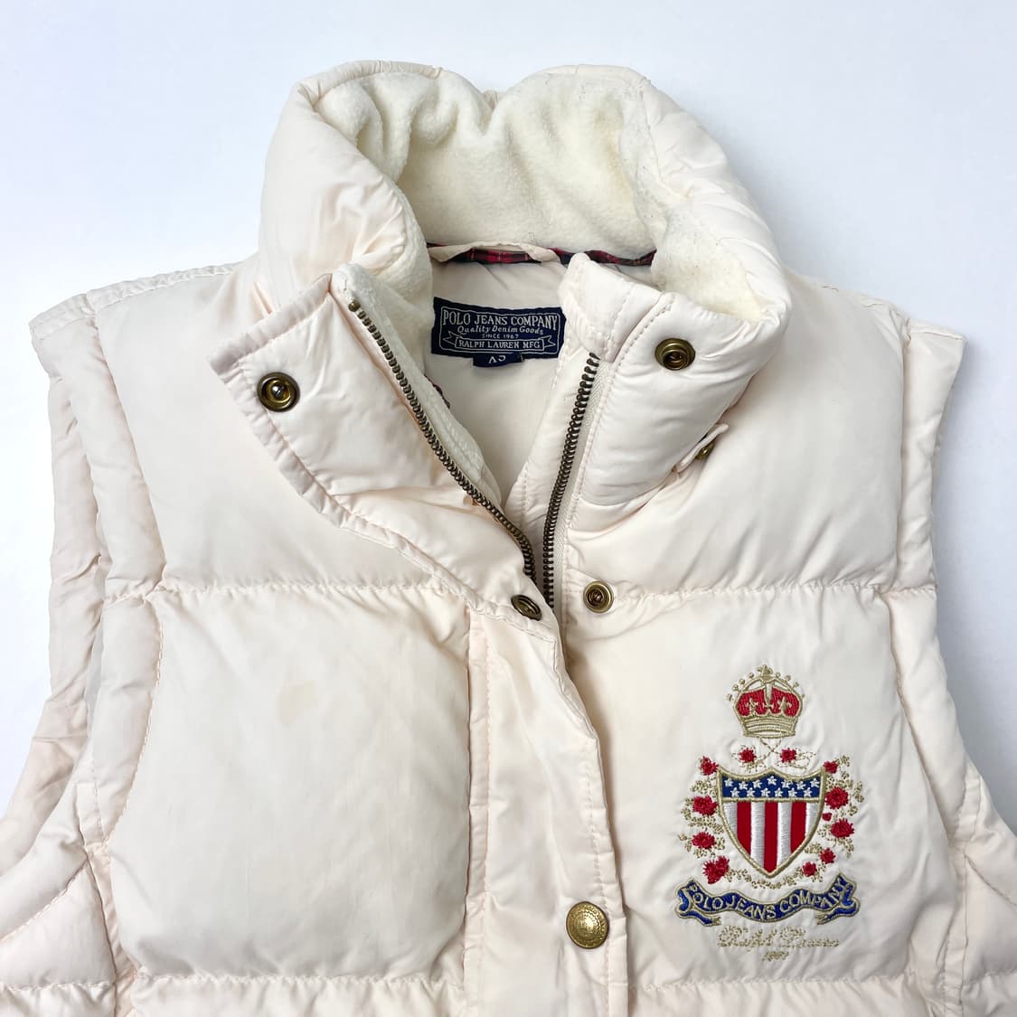 [중고] 폴로 진스 컴퍼니 여성 패딩 조끼 XS 상품이미지3