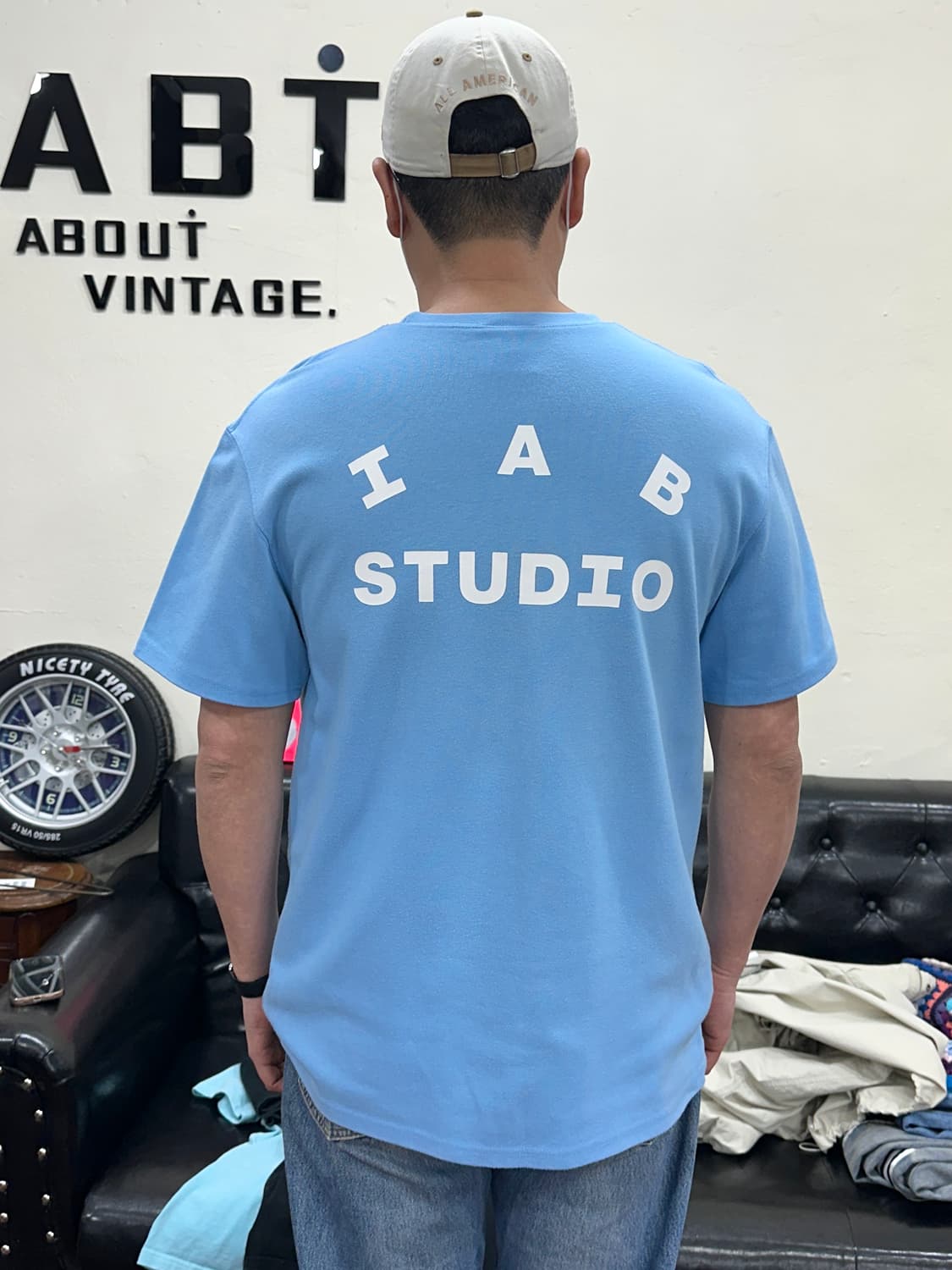 아이앱스튜디오 스카이블루 반팔셔츠 L 상품이미지3