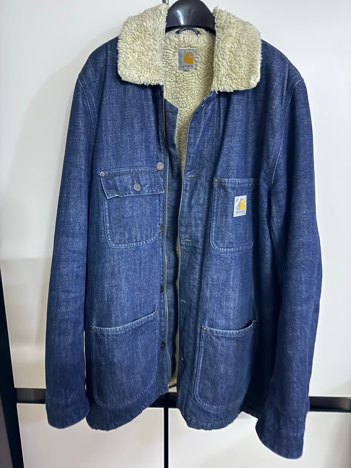 칼하트 데님 덱 자켓 L사이즈 판매합니다 상품이미지1