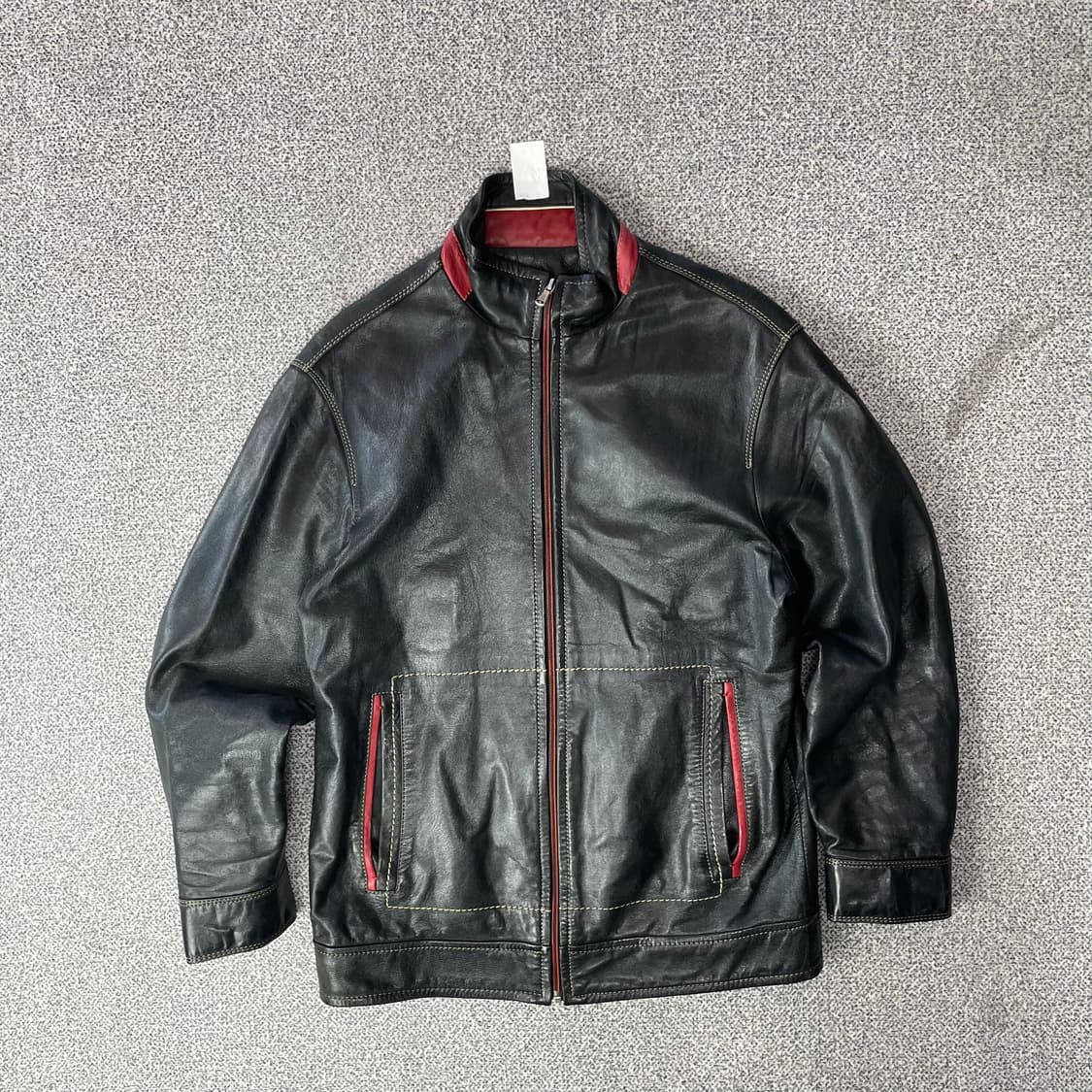 가죽 자켓 블랙 상품이미지1