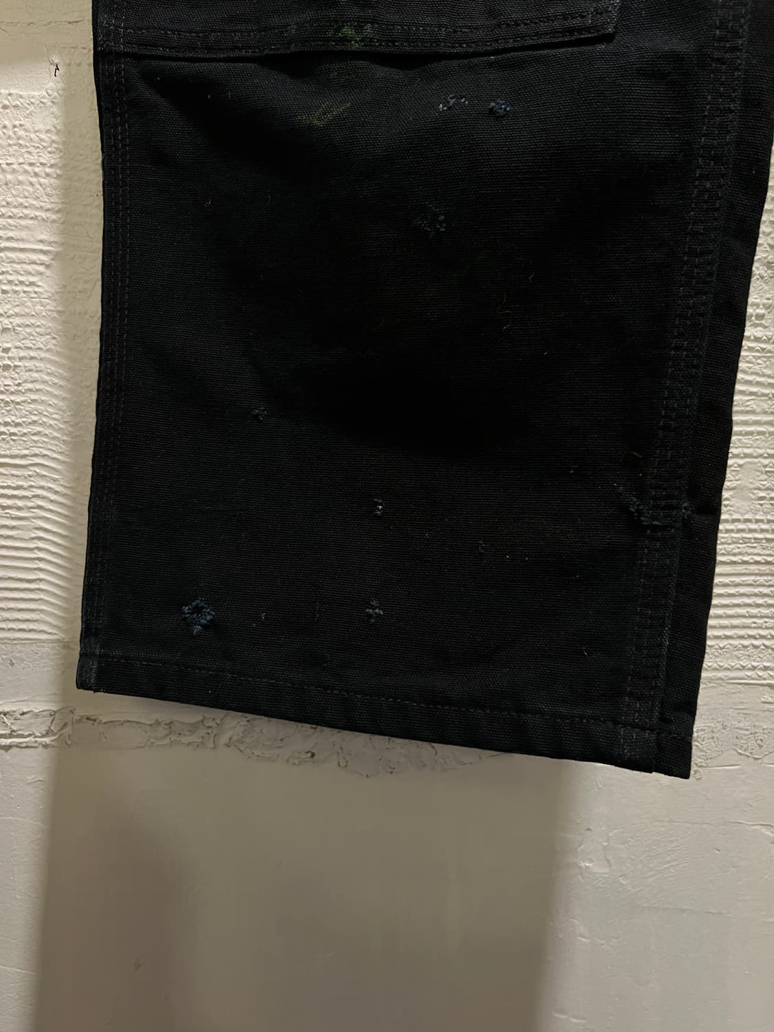 [36]칼하트 Made in USA 빈티지 데미지드 블랙 더블니 워크팬츠 상품이미지5