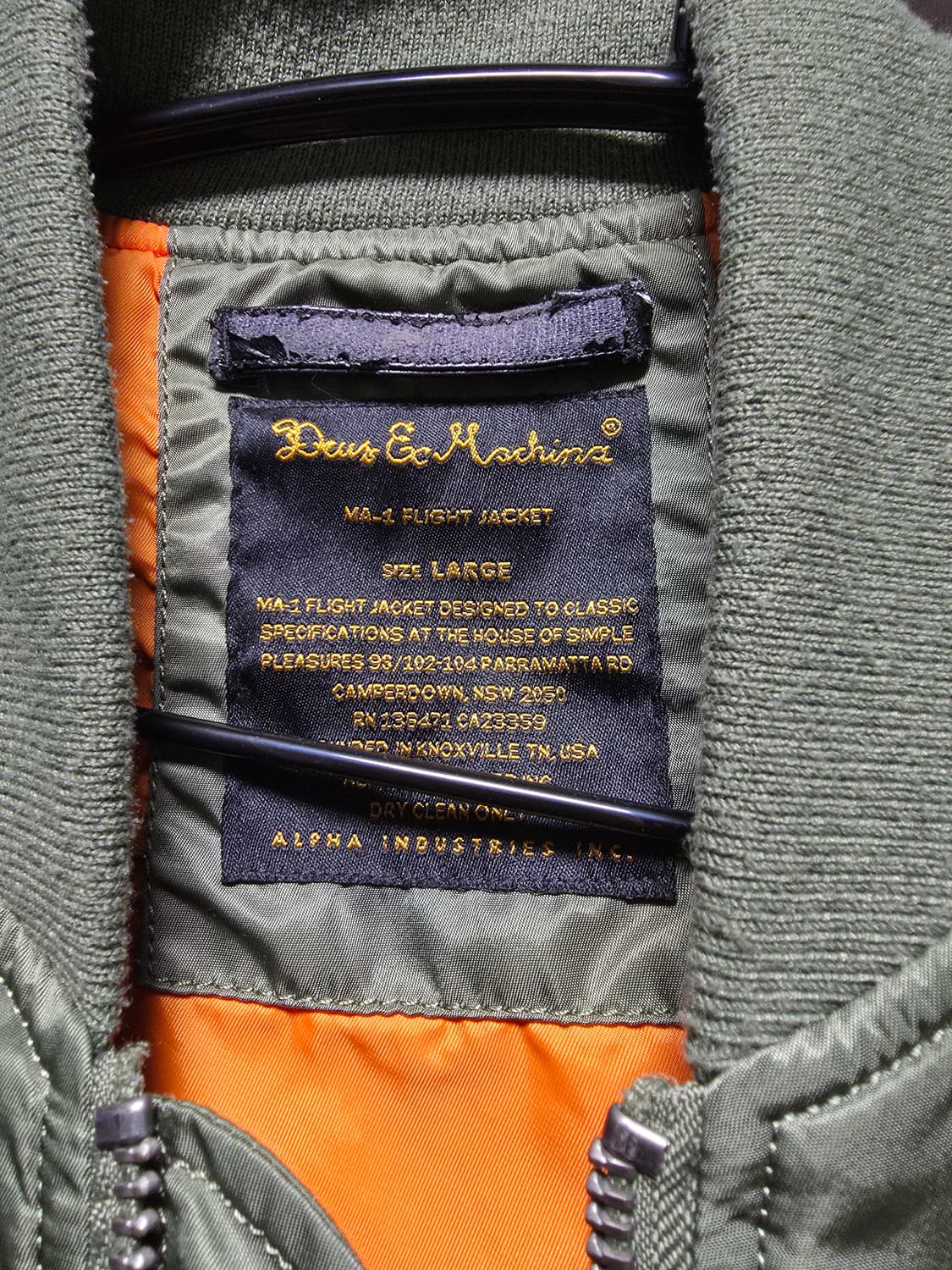 데우스 알파인더스트리 MA-1 / 100(L) 상품이미지5