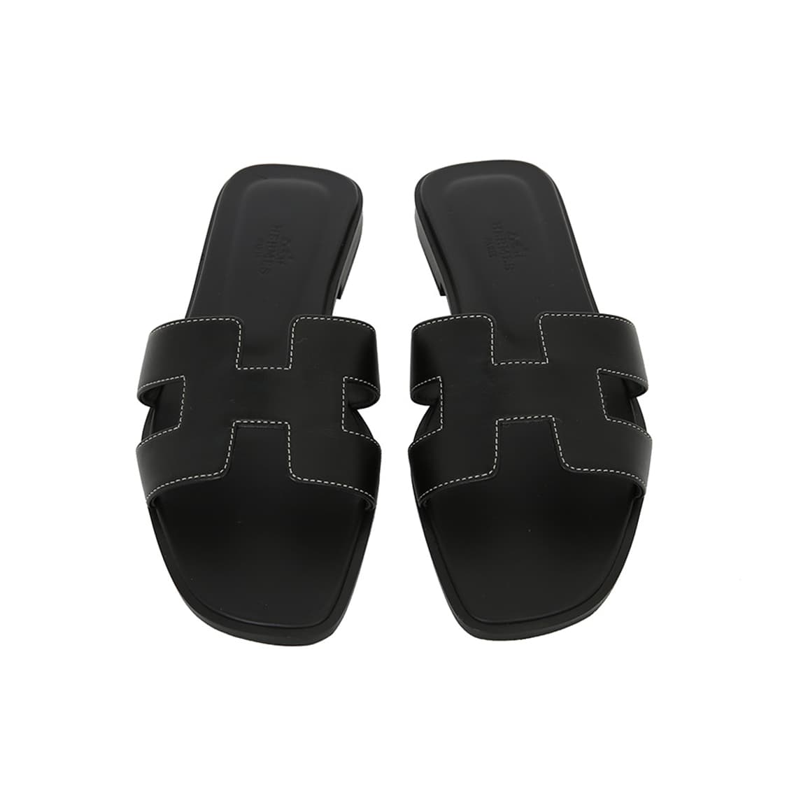 에르메스 오란 샌들 오랑 블랙 슬리퍼 oran H021056Z 상품이미지1