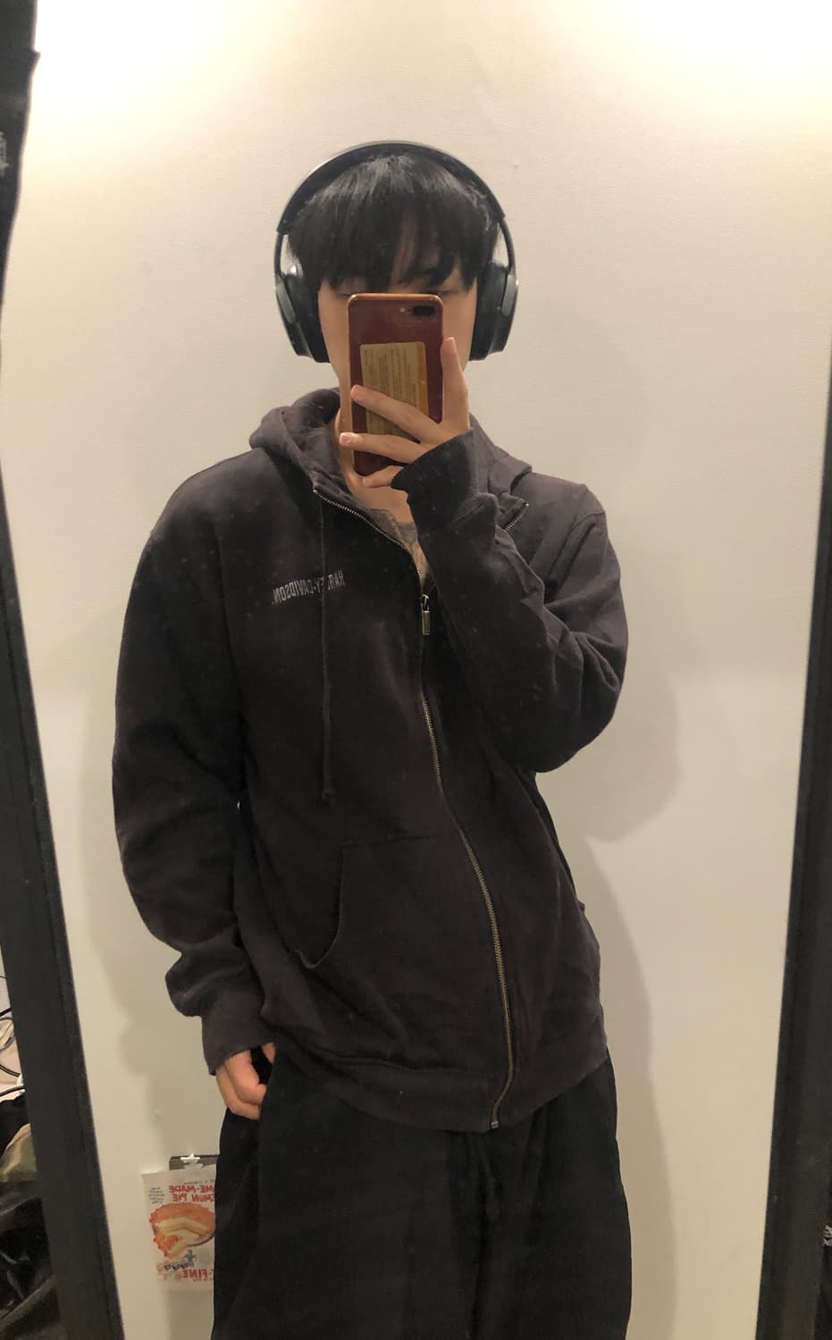 빈티지 할리데이비슨 후드집업(o)   상품이미지3