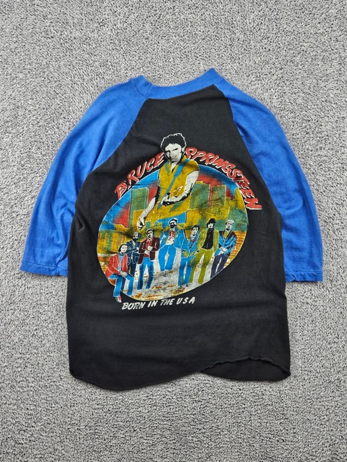 80's USA 브루스스프링스틴 싱글스티치 롱슬리브 (S추정)/11950 상품이미지1