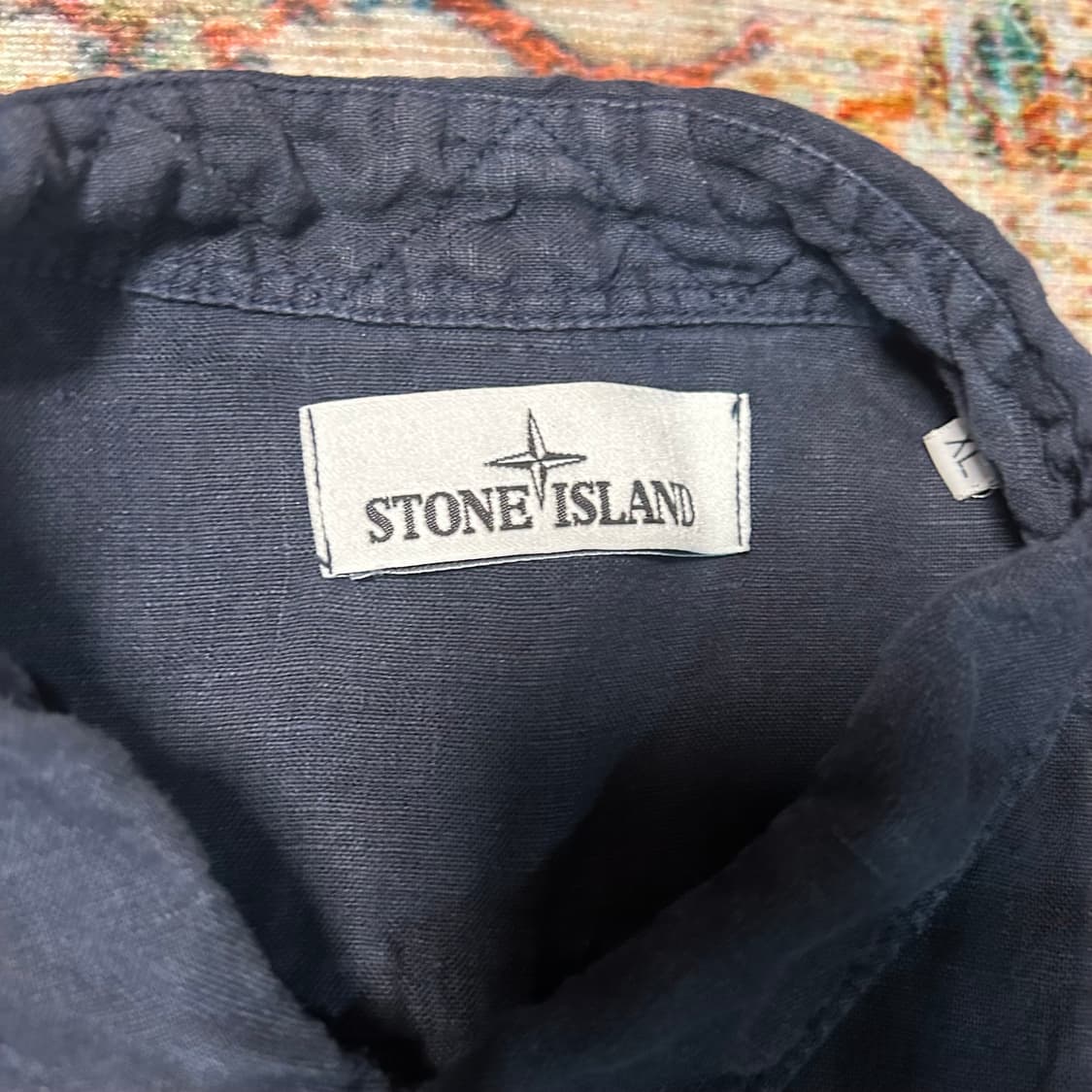 [L] 16ss 스톤아일랜드 가먼트 다잉 린넨 셔츠 상품이미지4