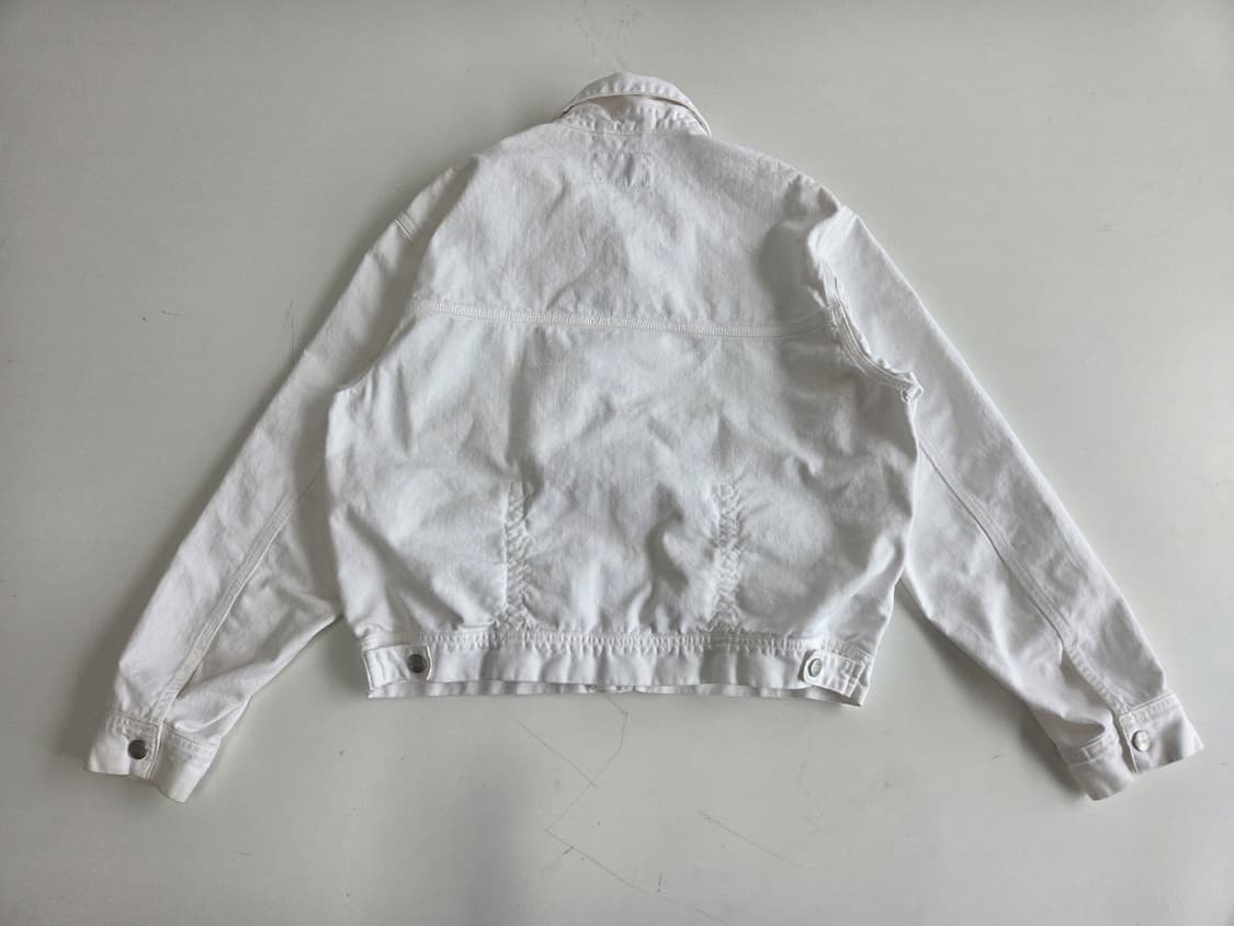 커버낫 트러커 캐주얼 데님 자켓 화이트 M 상품이미지2
