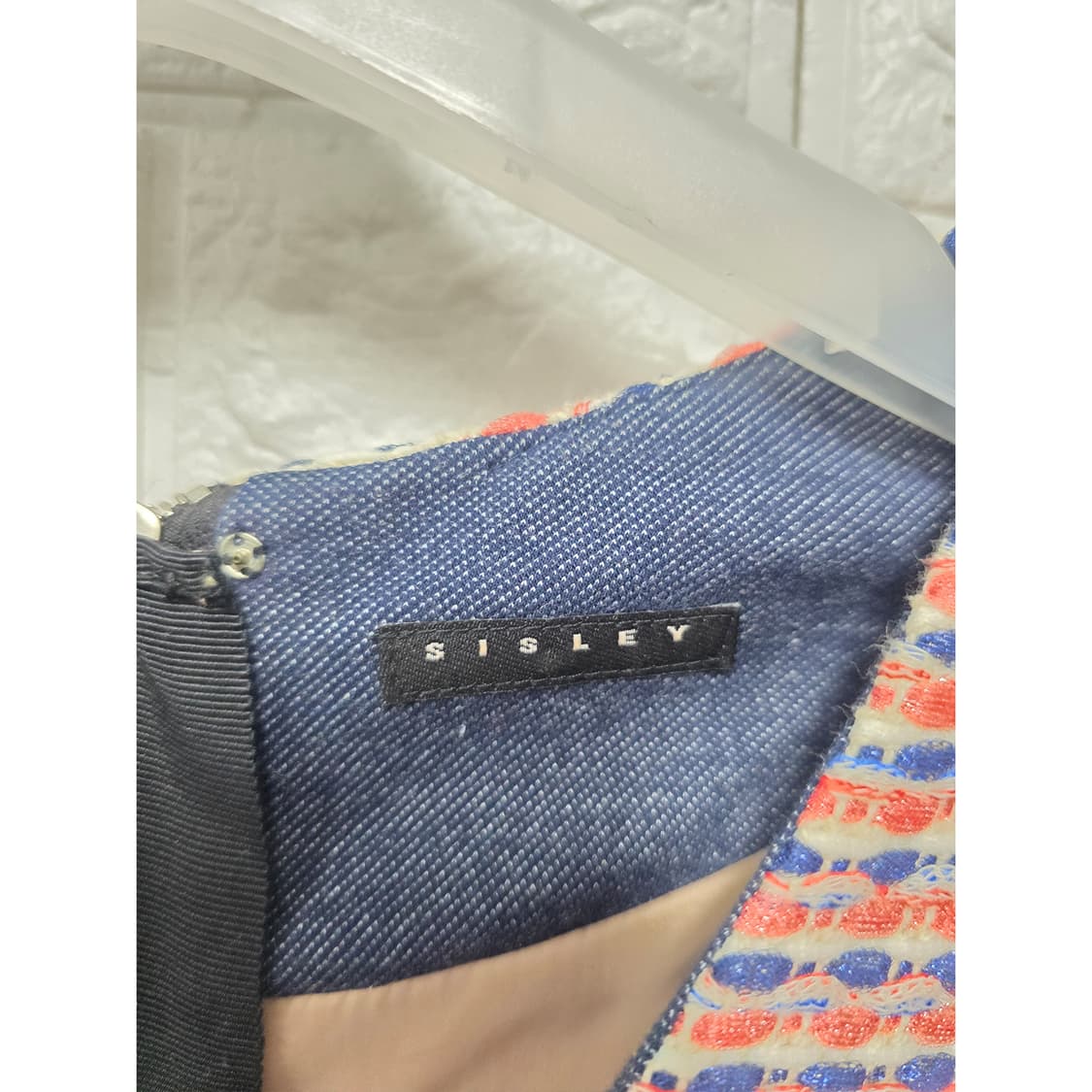 시슬리 핑크 트위드 원피스 S 상품이미지2