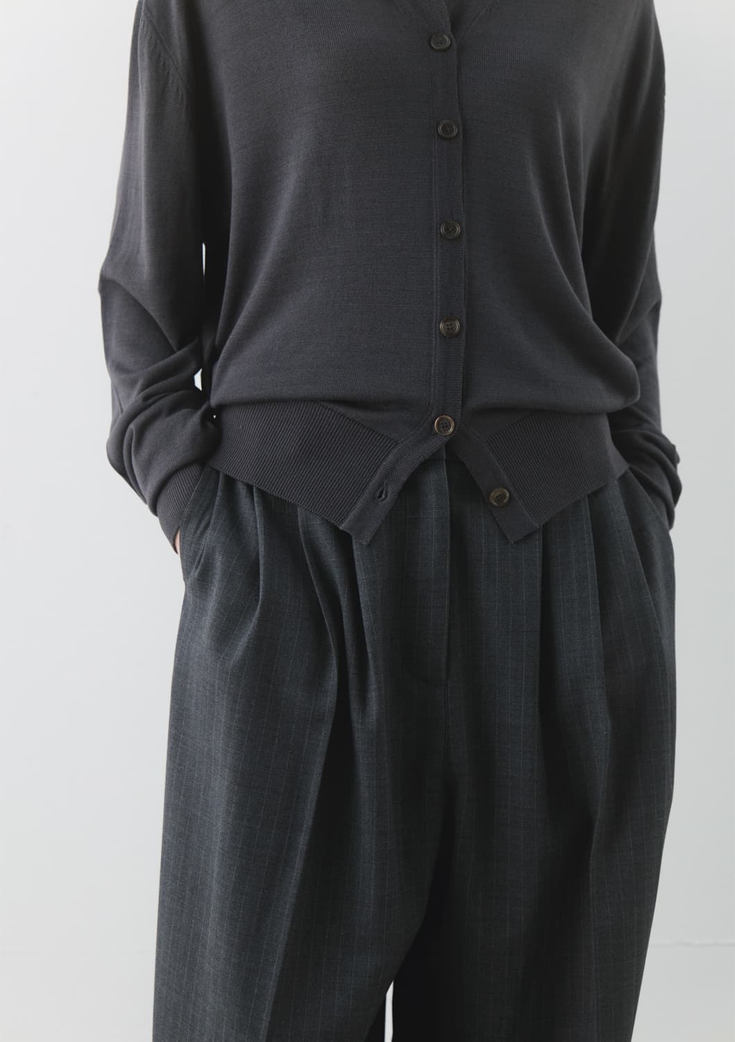 문달 Soft Shawl Collar Cardigan  상품이미지3