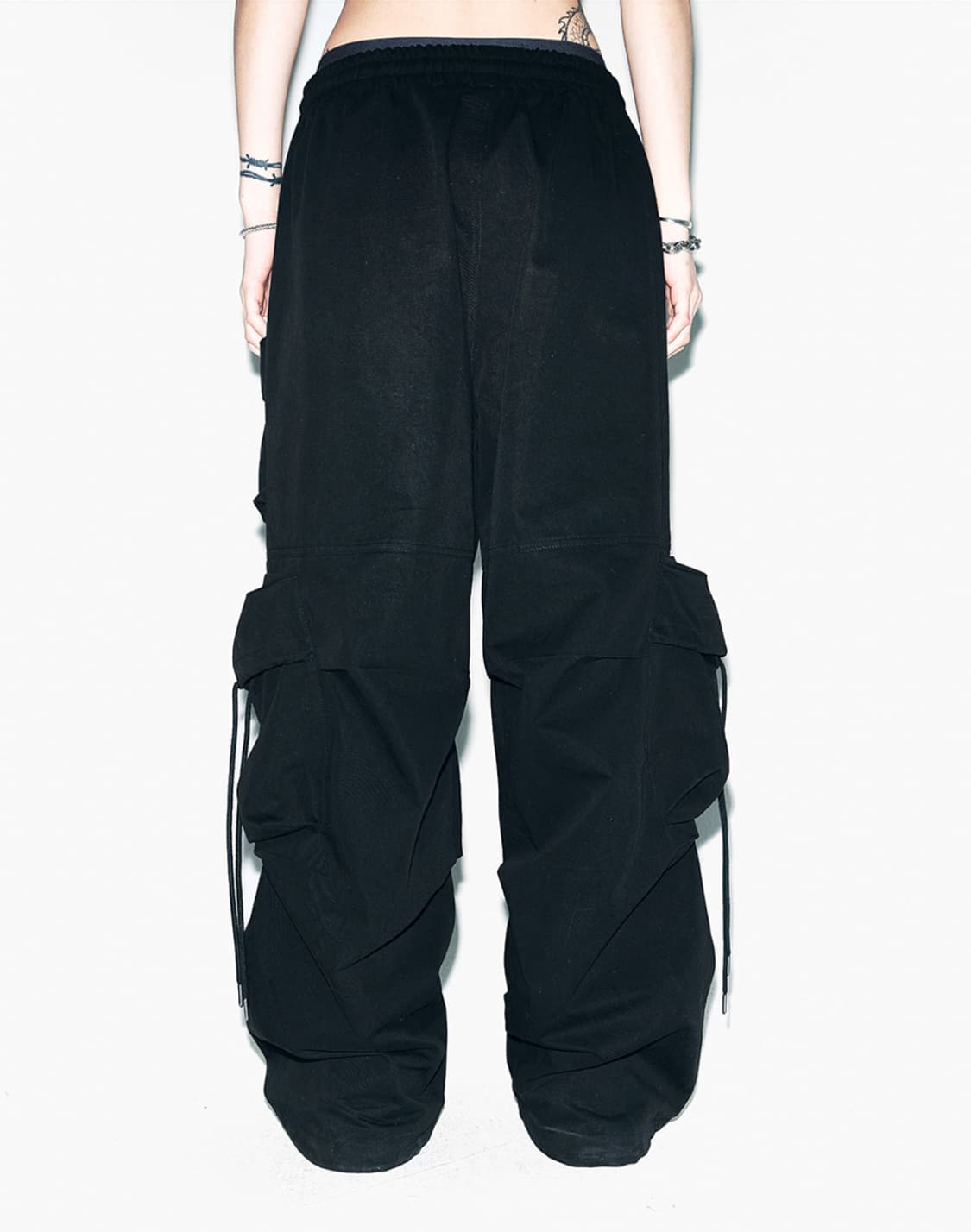 YEEL SOLID POCKET WIDE BANDING PANTS 상품이미지2