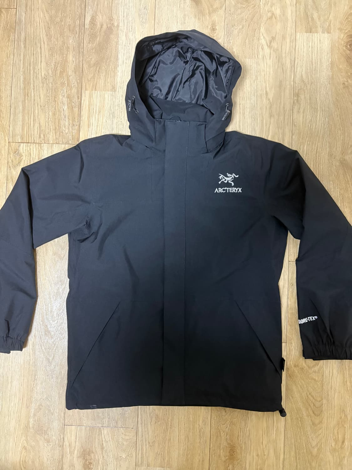 아크테릭스 블랙 고어텍스 바람막이 자켓 상품이미지1