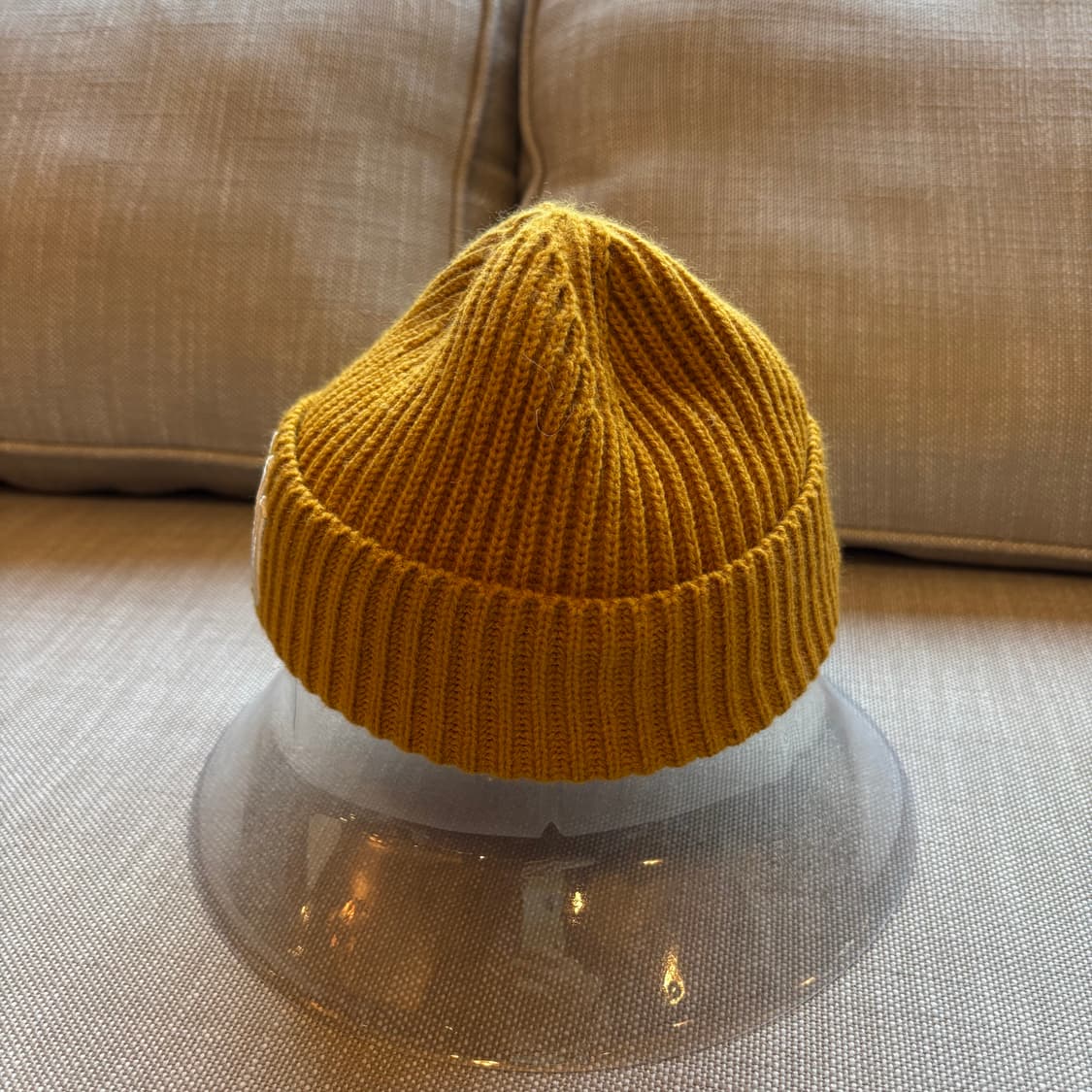 뉴에라 MLB 뉴욕 양키스 머스타드 컬러 숏비니 아크릴100 남여공용 상품이미지8