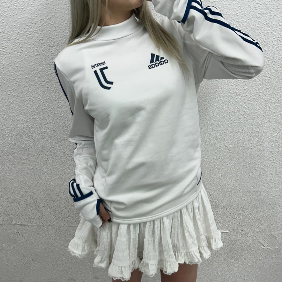 아디다스 유벤투스 핸드워머 화이트 롱슬리브 105 상품이미지2