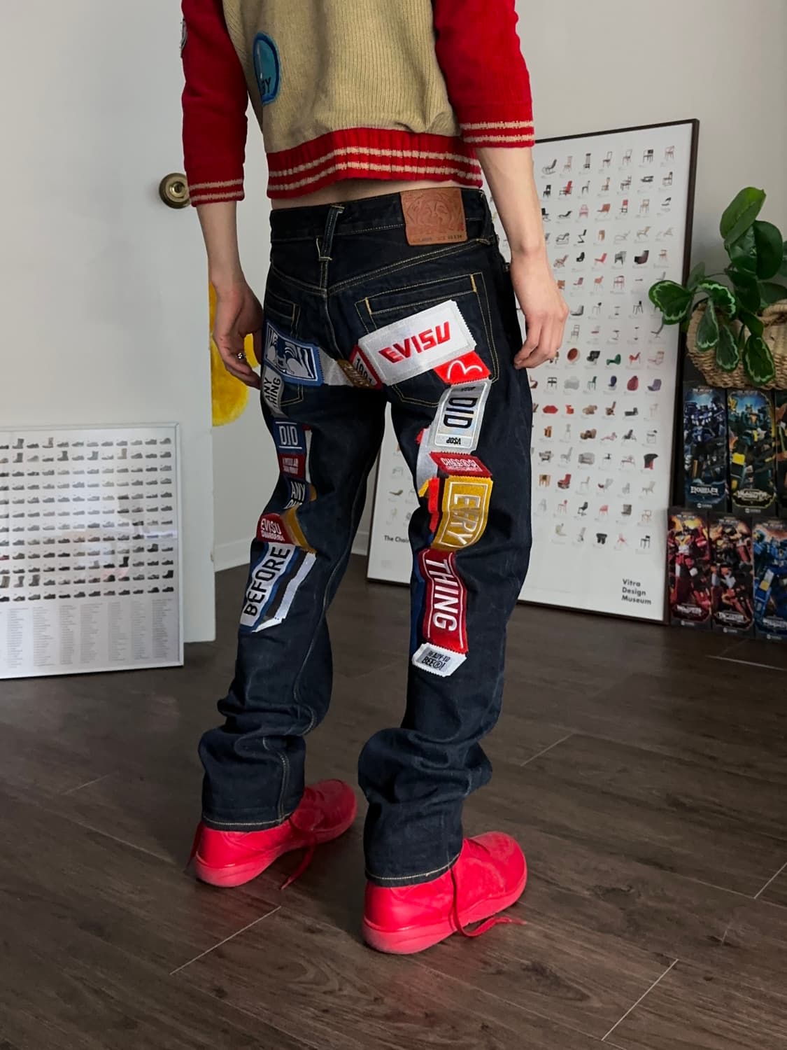 Evisu 08 "3D DIACOCK" 자수 셀비지 진 상품이미지1