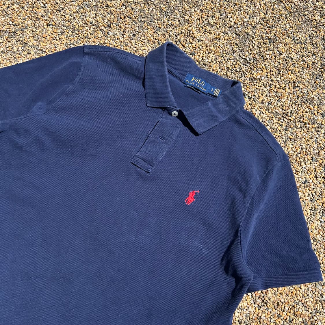 폴로(POLO RalphLauren) 네이비 반팔 카라티 상품이미지2