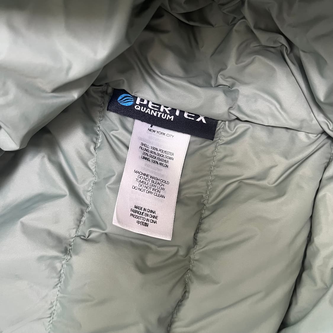 슈프림 마이크로 다운 하프집 후드 올리브 상품이미지4