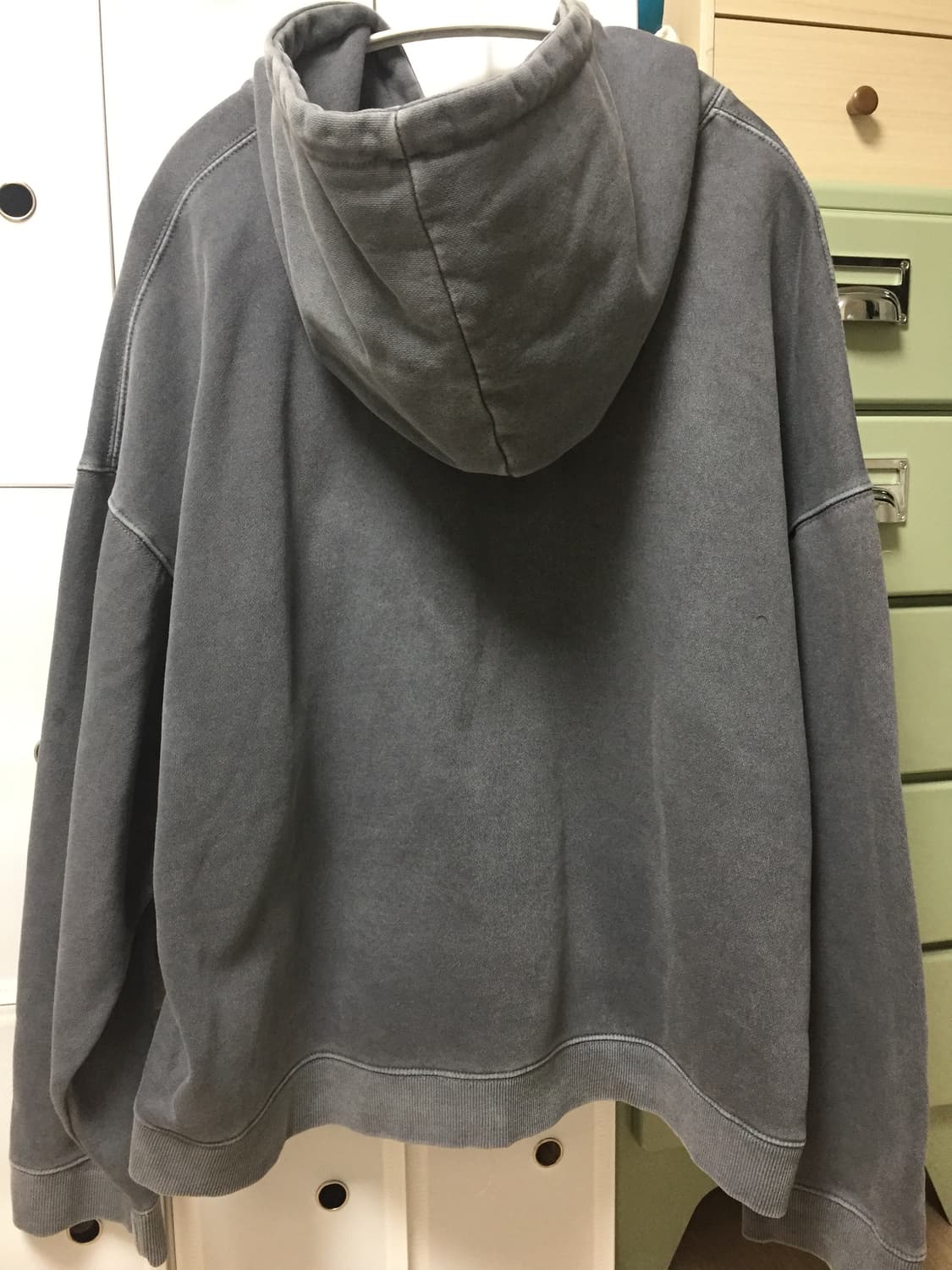 피그먼트 투웨이 기모 후드집업 상품이미지2