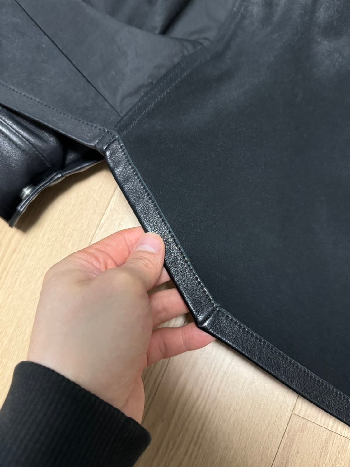 [50] 릭오웬스 레더 셔츠 아우터 셔츠 상품이미지6