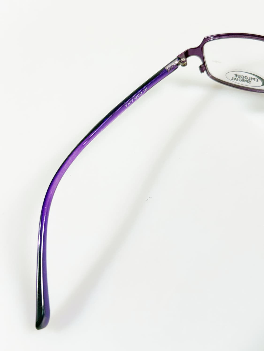 EPILOGUE 퍼플 슬림 스퀘어 메탈 프레임 빈티지 안경 상품이미지7