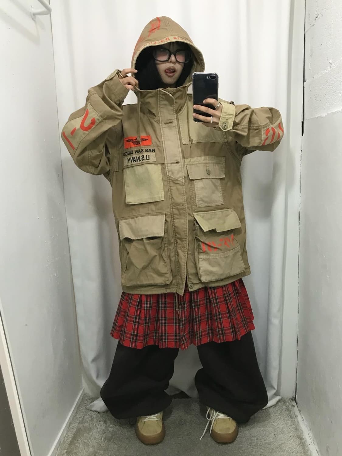 Avirex Multi Pocket Hooded Jacket 상품이미지5