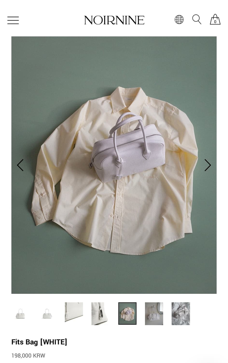 누아르나인 피츠백 화이트 상품이미지2