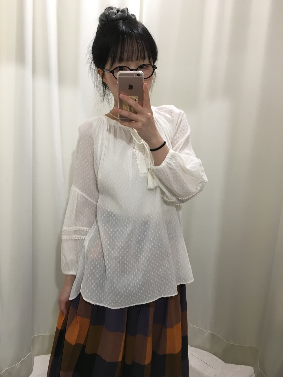Hagumi dot blouse 상품이미지1