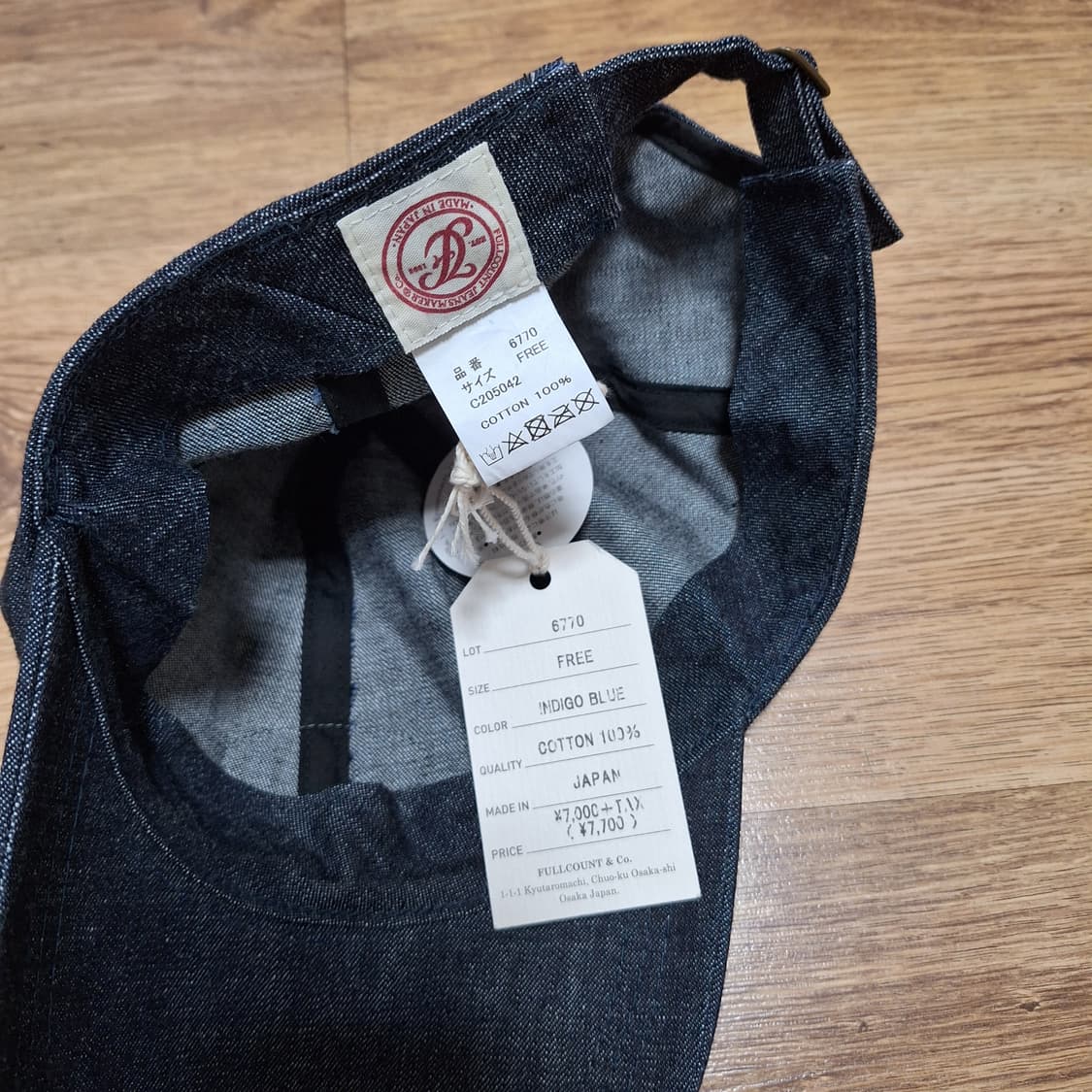 풀카운트 데님 볼캡  상품이미지2