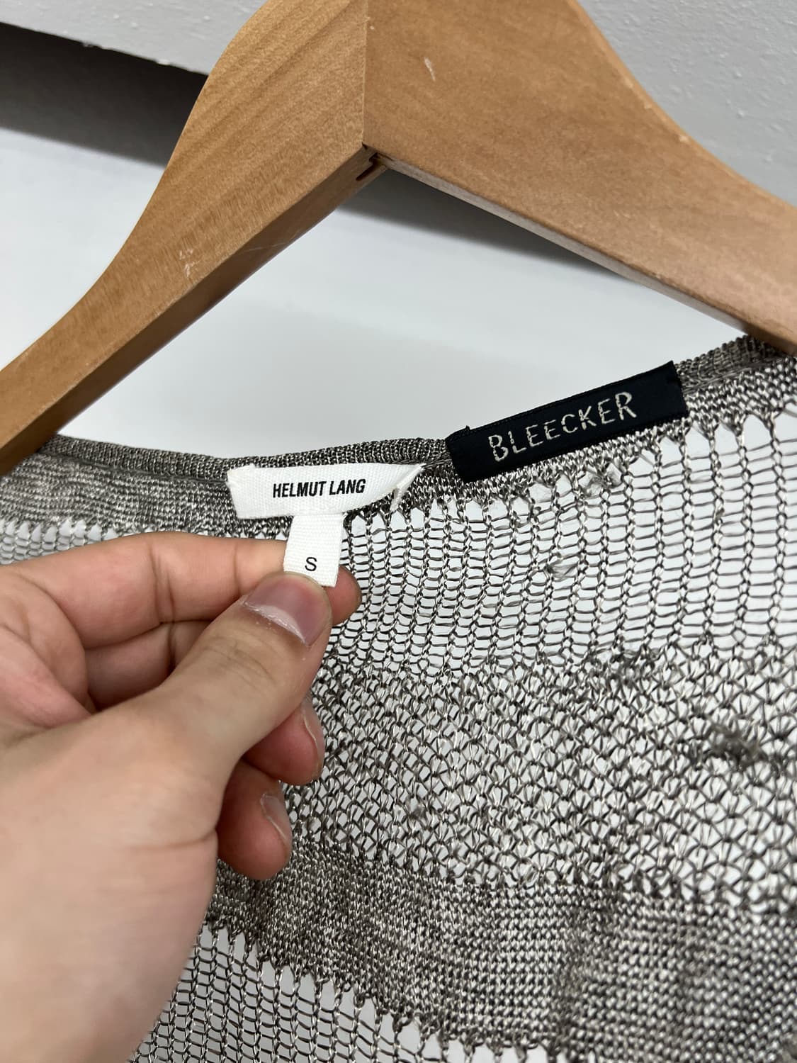 헬무트랭 메탈 메쉬 니트  상품이미지2