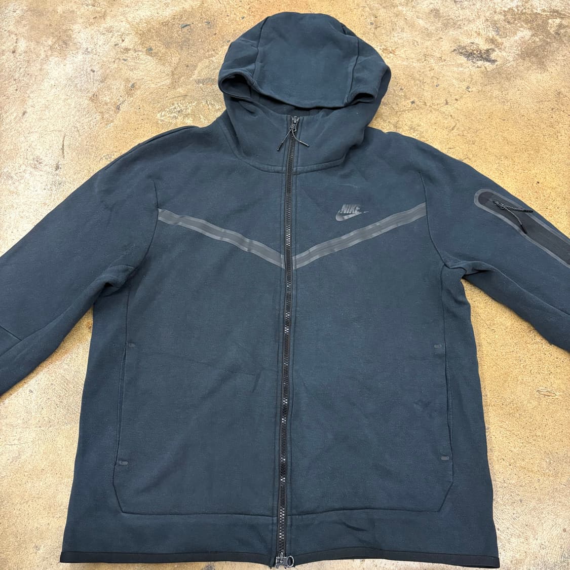 [정품/105,xl] 나이키 테크팩 후드 집업 블랙 b8 상품이미지3