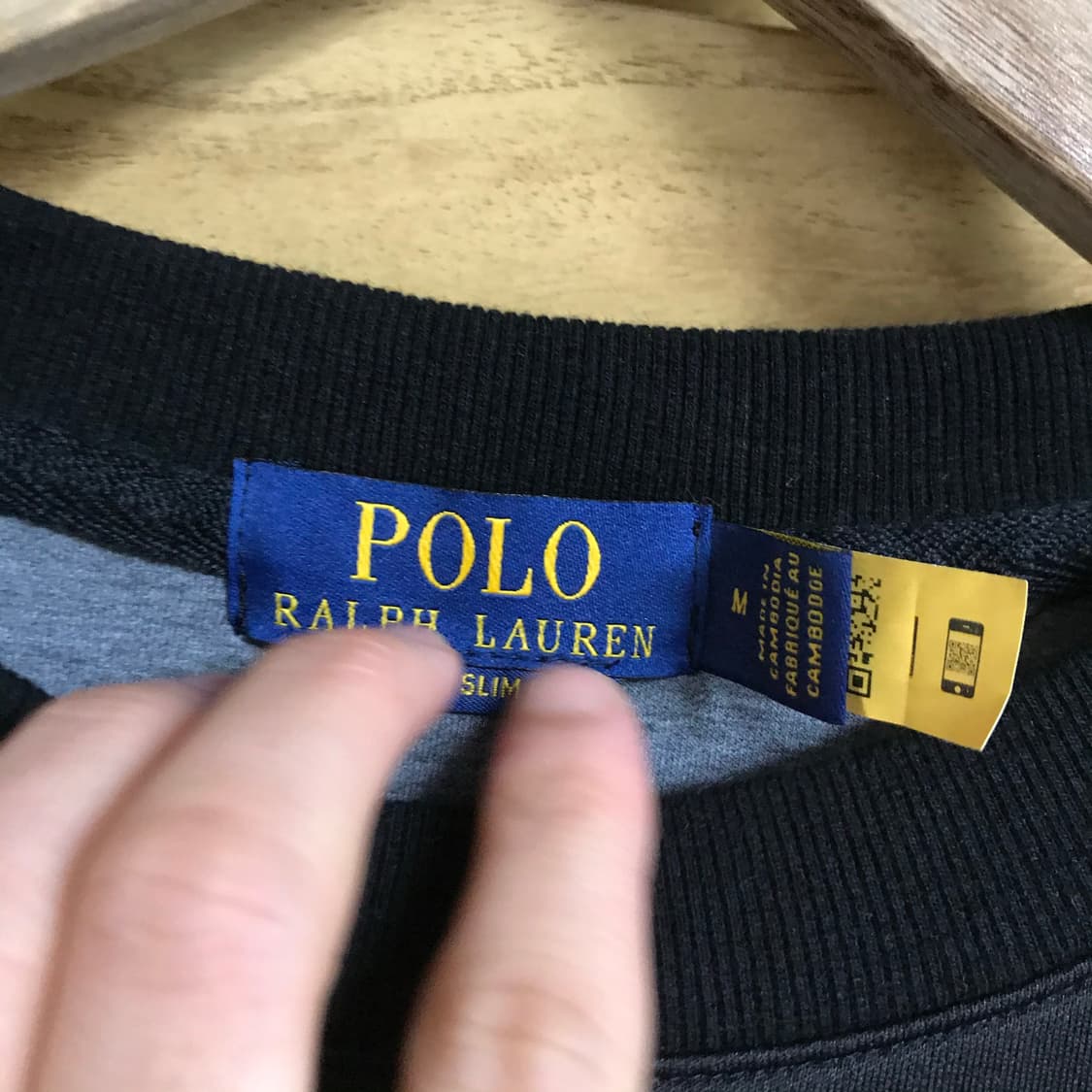 폴로 랄프로렌 네오플렌 큐알정품 라운드스웻셔츠 상품이미지5