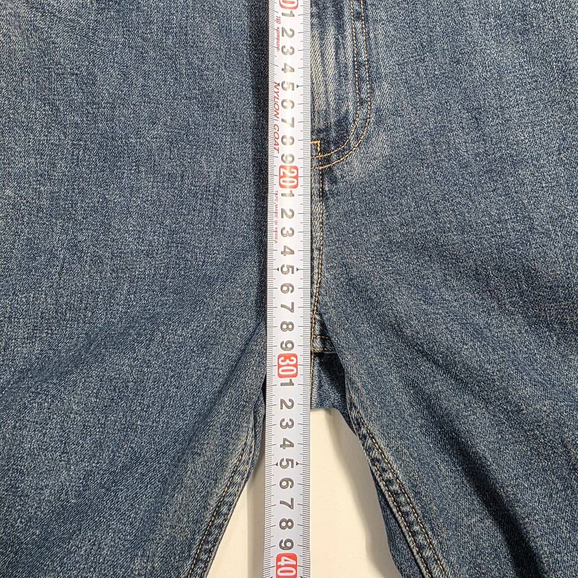 1136 캘빈클라인 다크 데님 와이드 청바지 26 상품이미지6