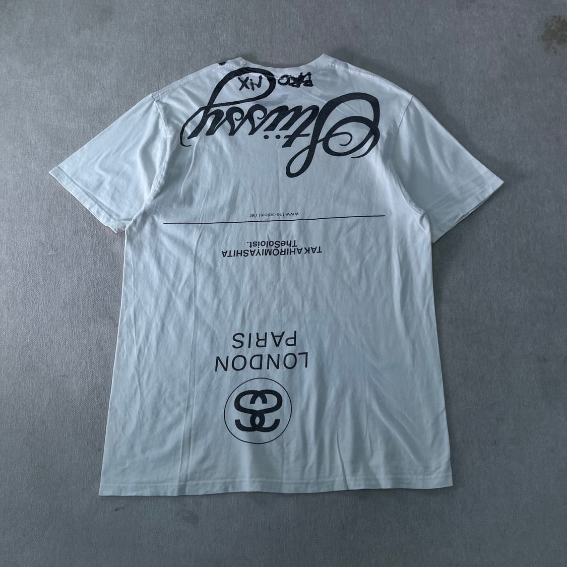 105 스투시 X 타카히로미야시타 솔로이스트 월드투어 반팔 티셔츠 상품이미지2