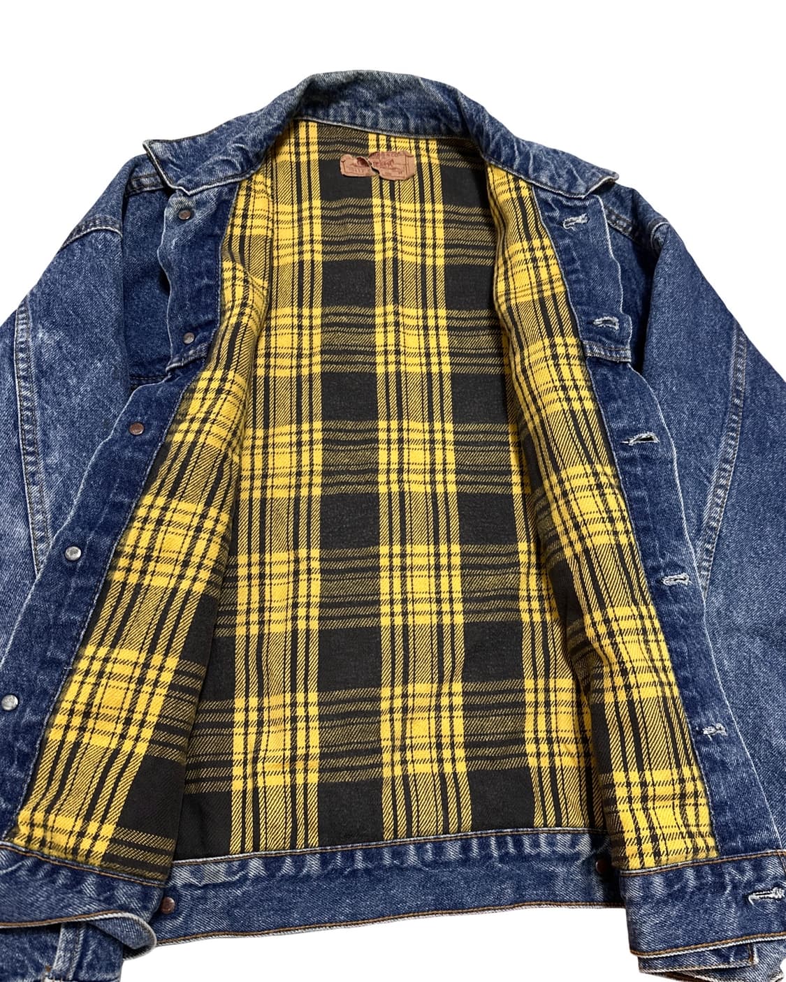 리바이스 안감 체크기모 데님 트러커 자켓 상품이미지5