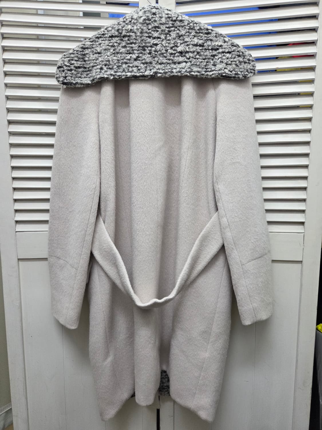 시스템 울 알파카 더블 코트 상품이미지5