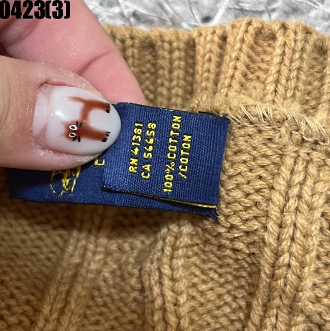 랄프로렌 케이블니트 상품이미지5