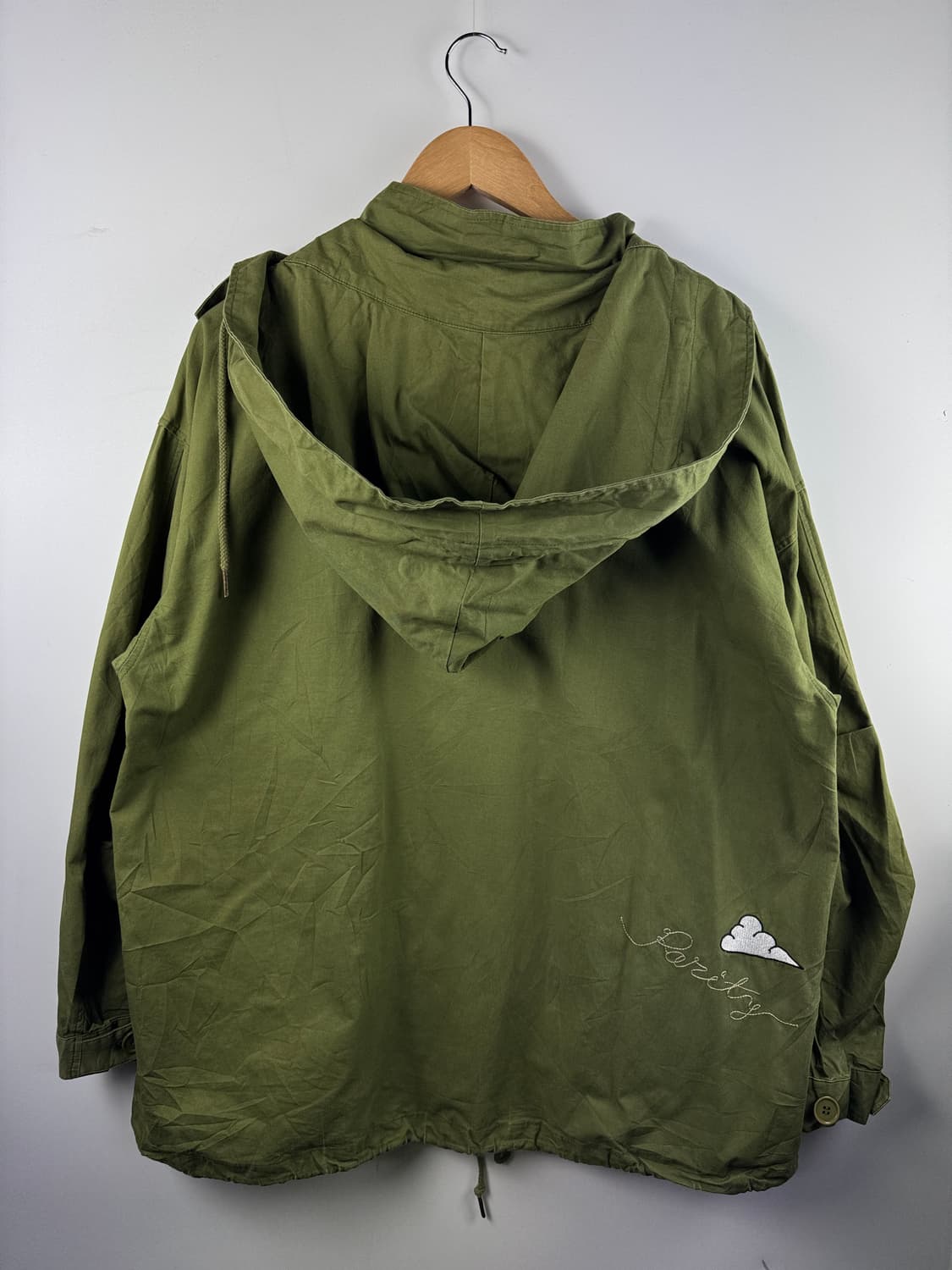 JPN ScoLar 자수와펜 오버핏 자켓1744 상품이미지2