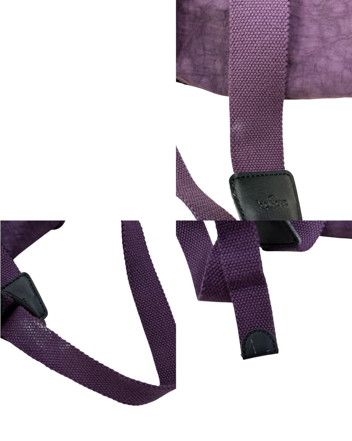 키플링 빈티지 복조리 모리걸 Y2K 다크퍼플 보라 백팩 가방 상품이미지7