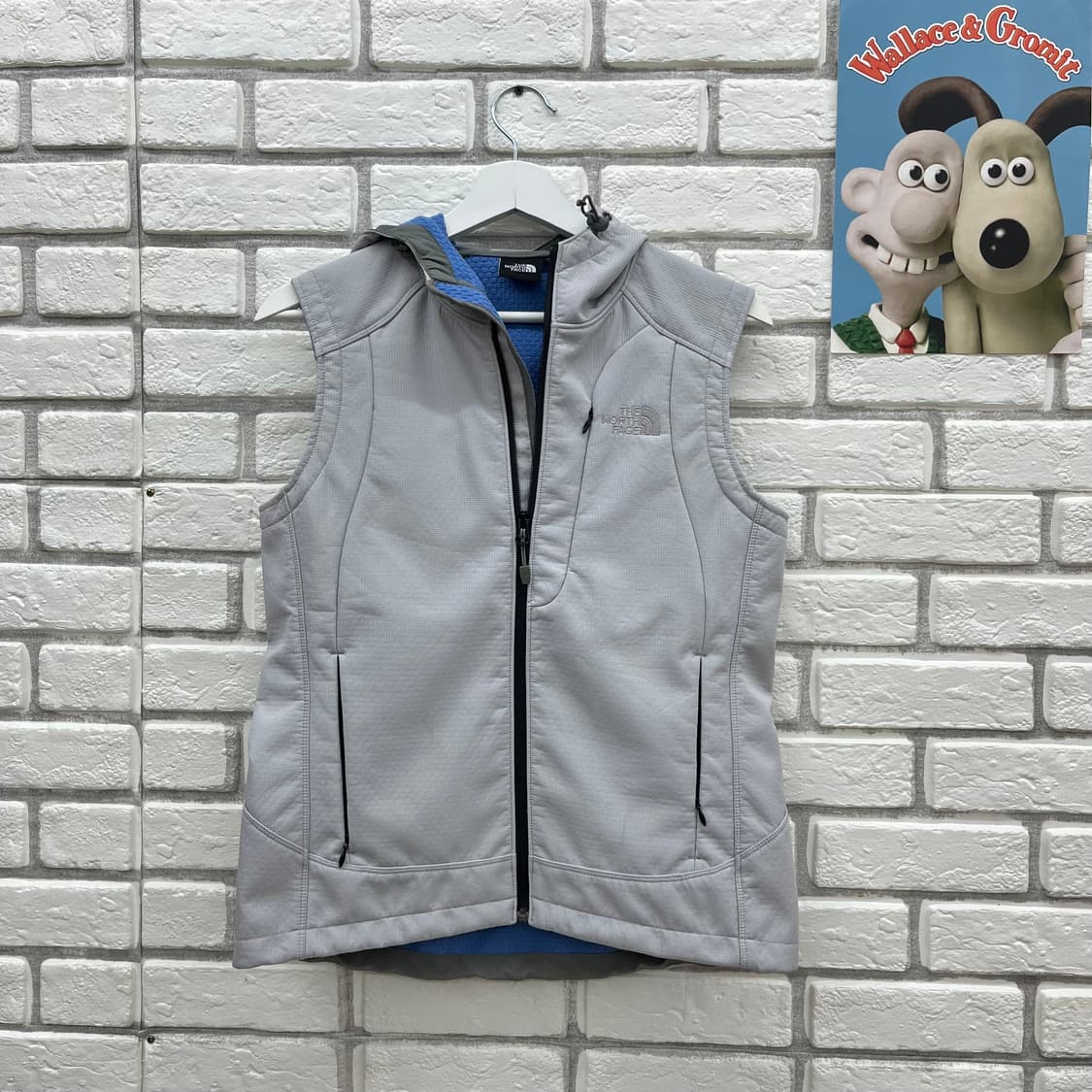 노스페이스 여성 후드 조끼 그레이-90 상품이미지1