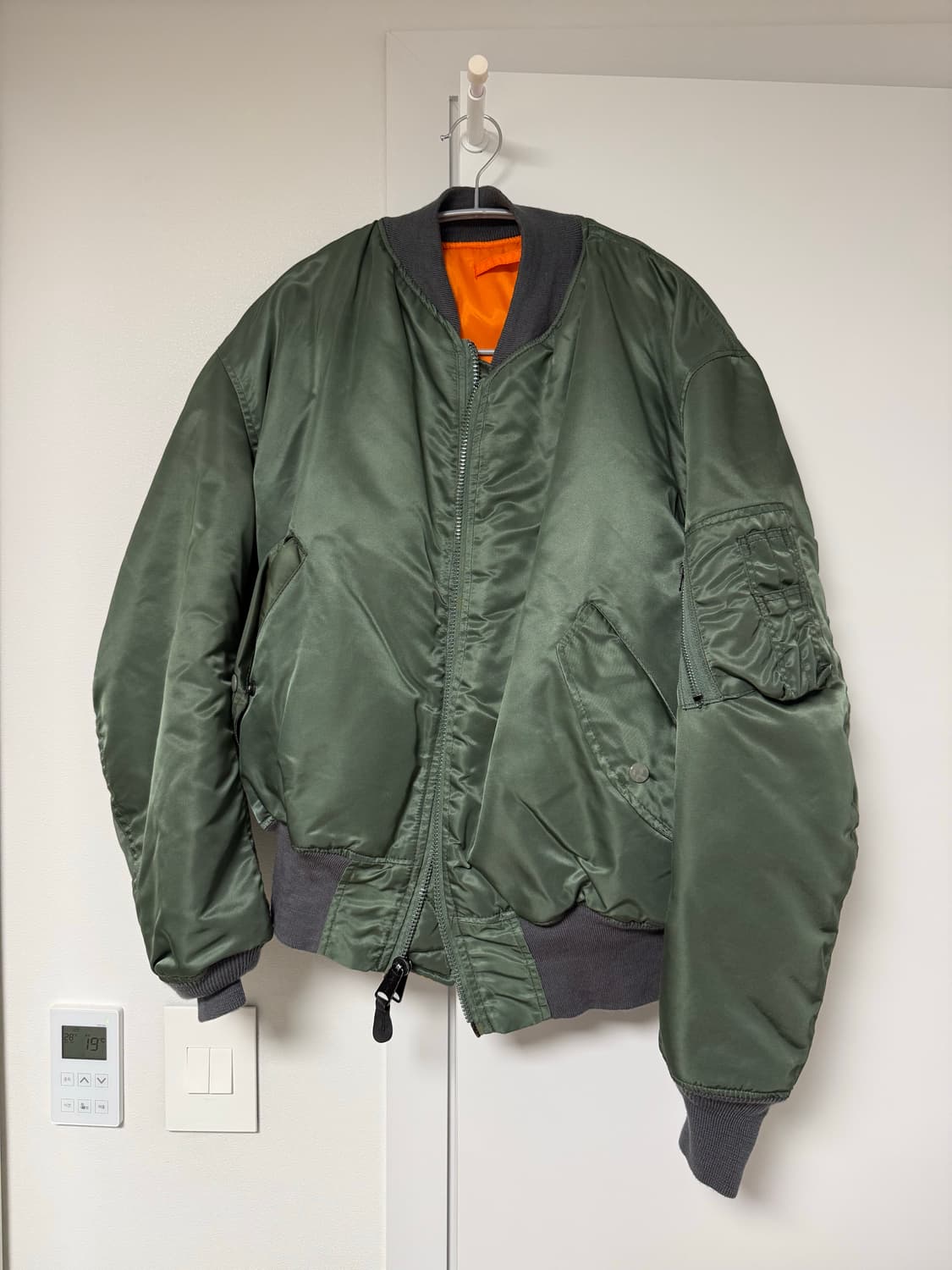 [Made in usa] 그란브리어 사 오리지널 민수용 MA-1 데드스탁 상품이미지1