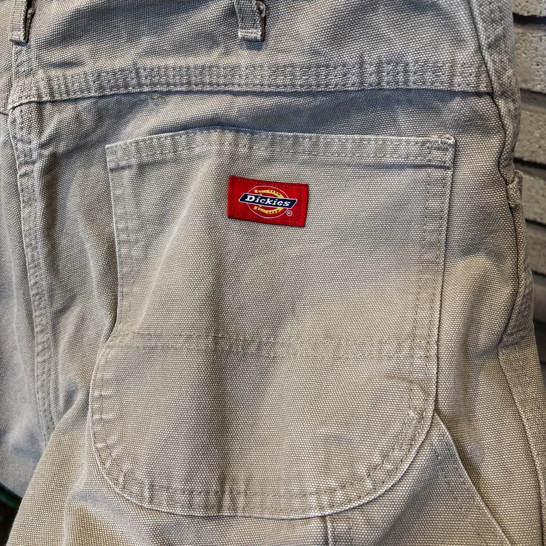 디키즈 헤비게이지 워크 카펜터팬츠 페이드 디테일 샌드 상품이미지8