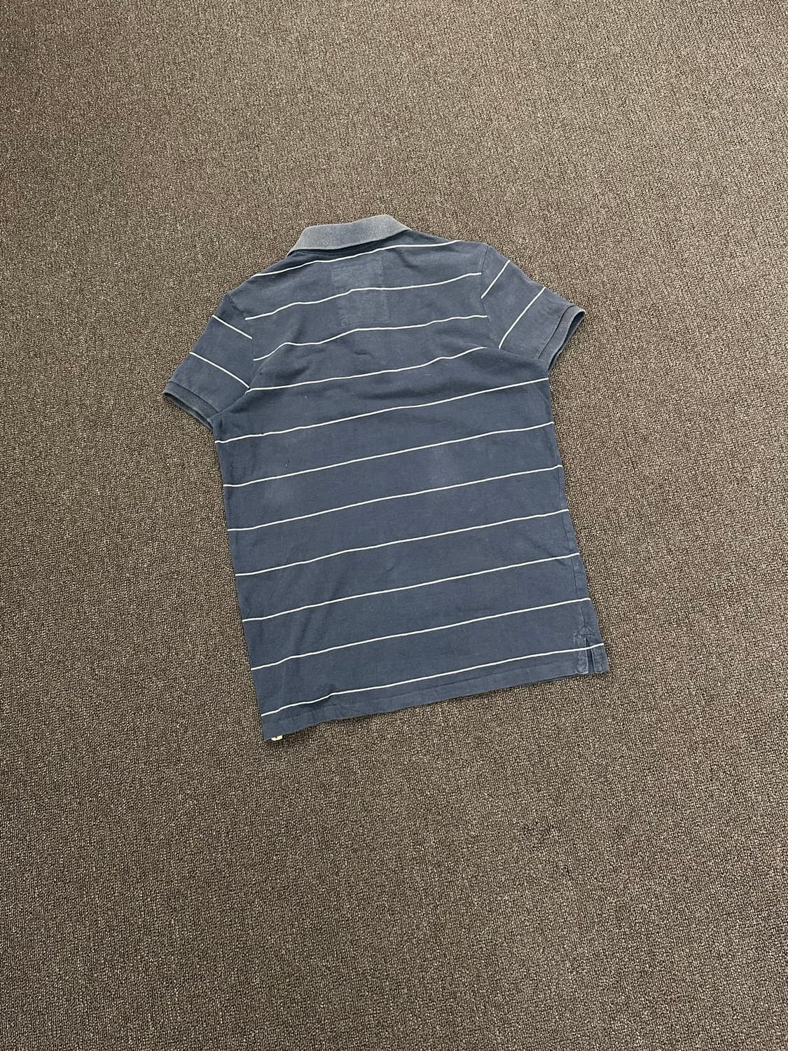 S)홀리스터 빈티지 스트라이프 네이비 카라 반팔 상품이미지6