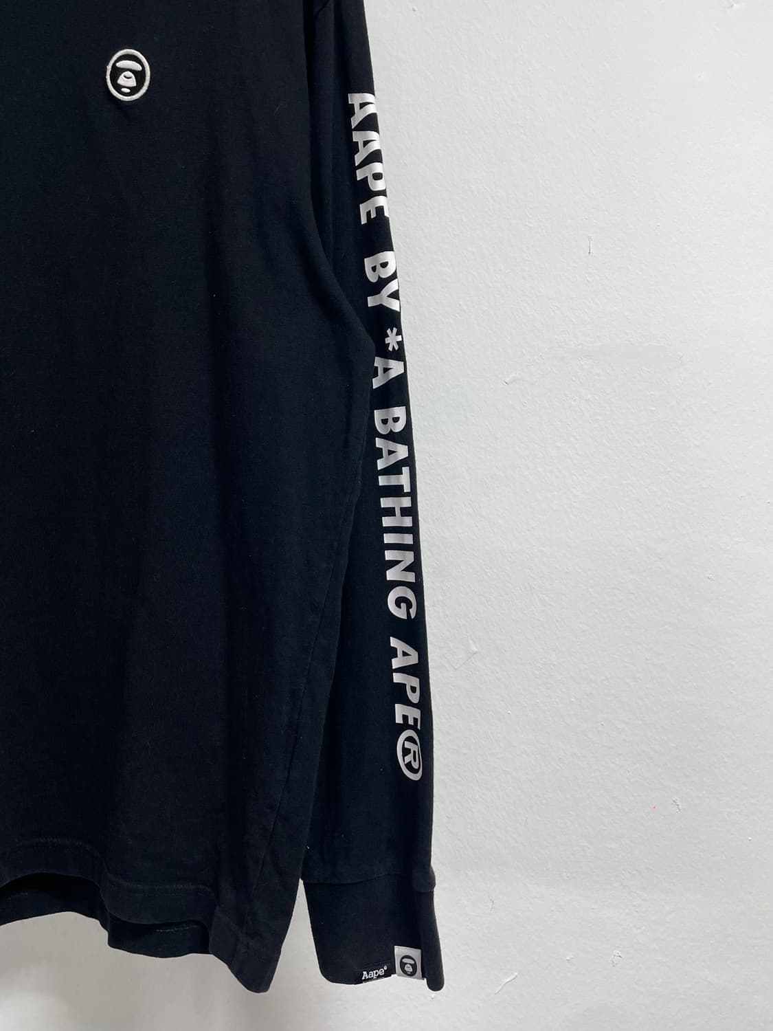 에이프 로고 롱 슬리브 긴팔티 (on.455) 상품이미지4