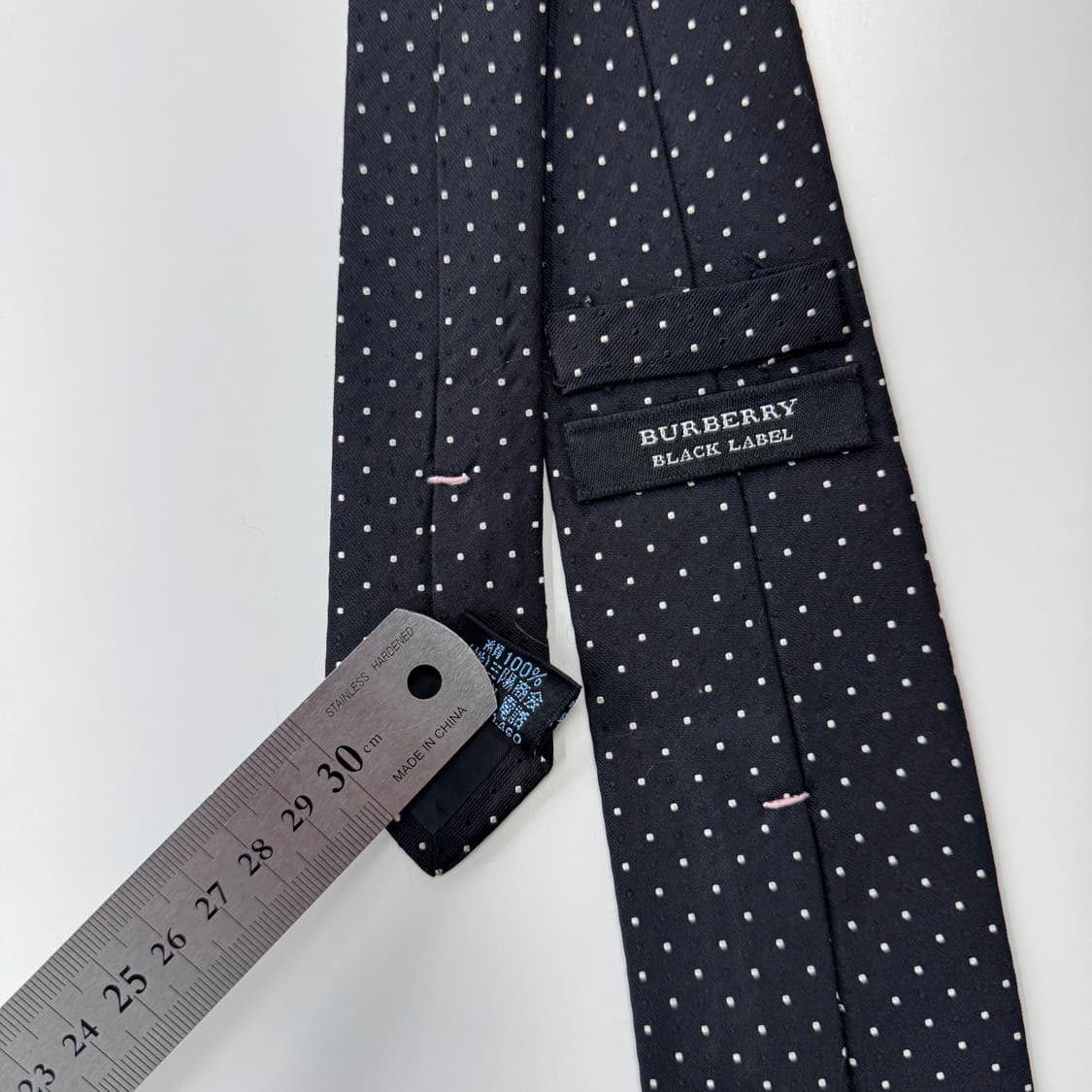 버버리 명품 정품 블랙넥타이 (Burberrys) 7.2cm 상품이미지6